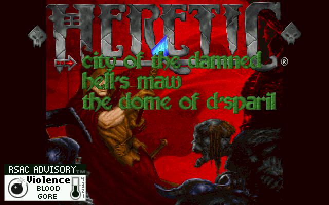 Heretic [Falcon030] [TT030] atari screenshot